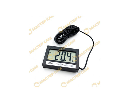 Термометр электронный ST-2 (-50°C/+70°С) + часы