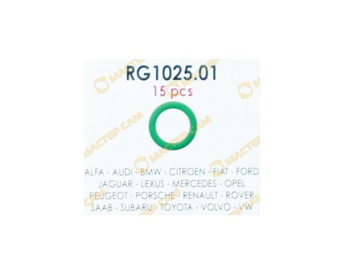 Кольцо O-Ring для авто RG1025.01 (RC-U0746) O11 х O7,8мм