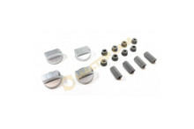 Комплект ручек для плит (4шт) серебряный цвет WL1030 COK757UN