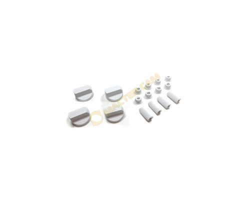 Комплект ручек для плит (4шт) белый цвет WL1032 (43CU511) COK756UN